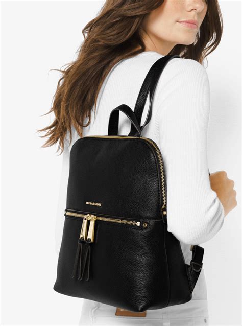 michael kors backpack womens black|Michael Kors small backpacks women.